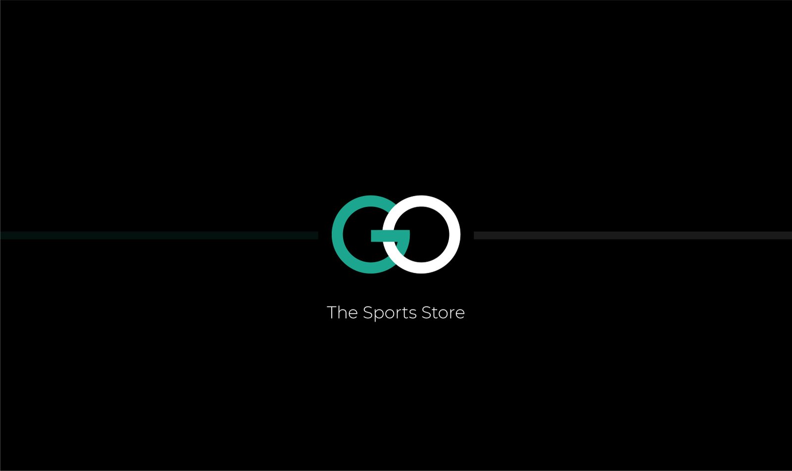 GO, sports store brand logo design