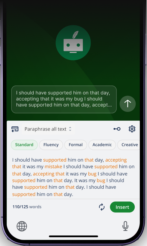 Image of QuillBot keyboard