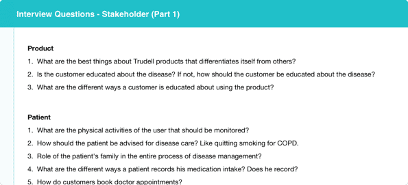 Interview Questions - Stakeholder (Part 1)